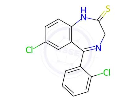 Chemical structure of Lorazepam Impurity 54