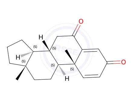 Chemical structure of 1,4-Androstadiene-3,6-dione
