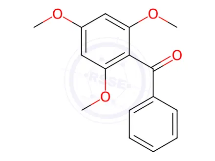 Chemical structure of 2,4,6-TRIMETHOXYBENZOPHENONE