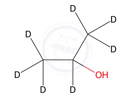 Chemical structure of Isopropanol-D7