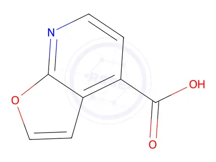 Chemical structure of furo[2,3-b]pyridine-4-carboxylic acid