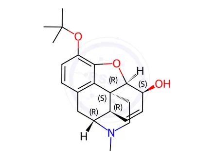 Chemical structure of 3-O-tert-butylmorphine