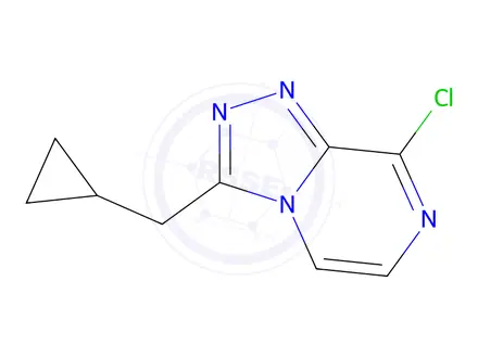 Chemical structure of 8-Chloro-3-(cyclopropylmethyl)-[1,2,4]triazolo[4,3-a]pyrazine