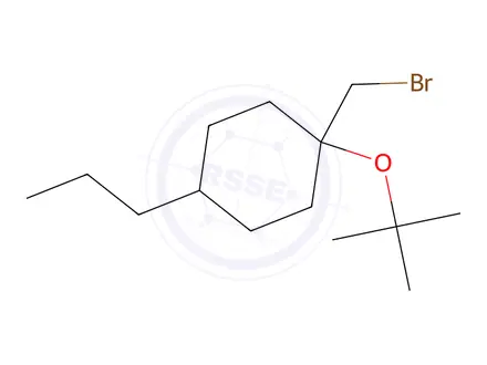 Chemical structure of 1-(Bromomethyl)-1-(tert-butoxy)-4-propylcyclohexane