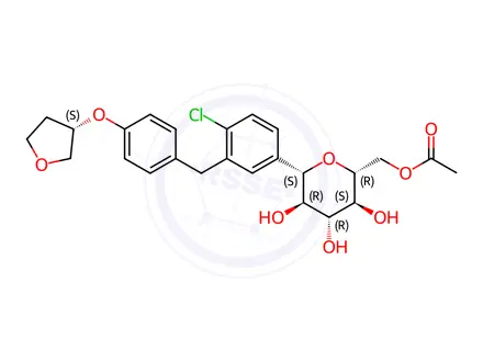 Chemical structure of Empagliflozin Impurity 556