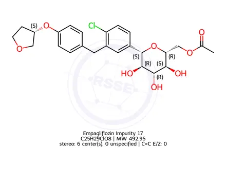 Chemical structure of Empagliflozin Impurity 556