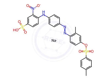 Chemical structure of Acid Orange 67
