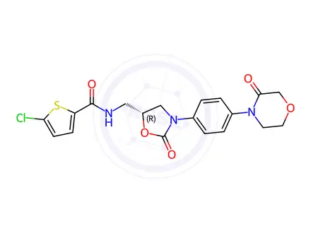 Chemical structure of R-Rivaroxaban