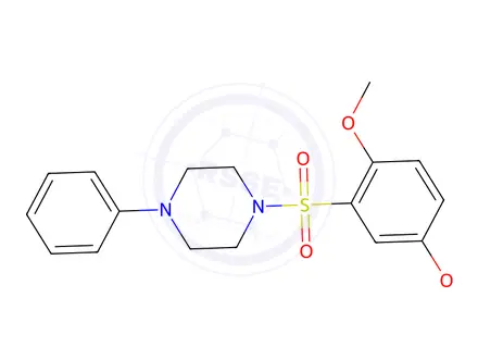 Chemical structure of 1-((2,5-Dimethoxyphenyl)sulfonyl)-4-phenylpiperazine