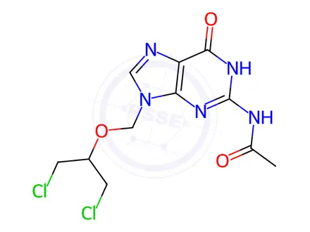 Chemical structure of Ganciclovir Impurity 90