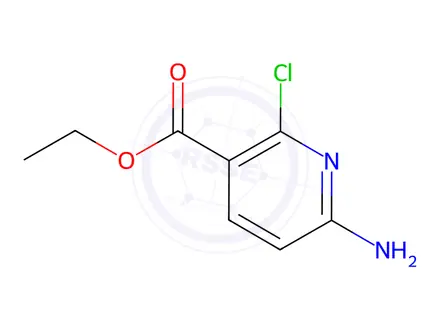 Chemical structure of Ethyl 6-amino-2-chloronicotinate