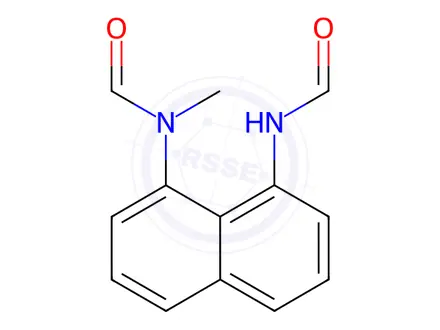 Chemical structure of N-(8-Formamidonaphthalen-1-yl)-N-methylformamide