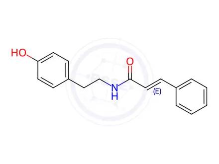 Chemical structure of N-trans-Cinnamoyltyramine