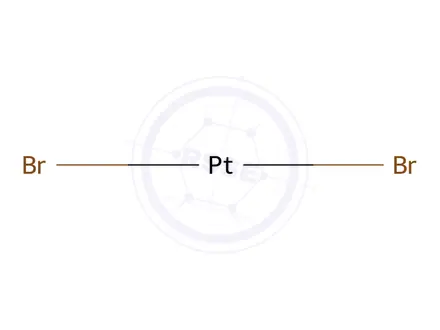 Chemical structure of Platinum bromide