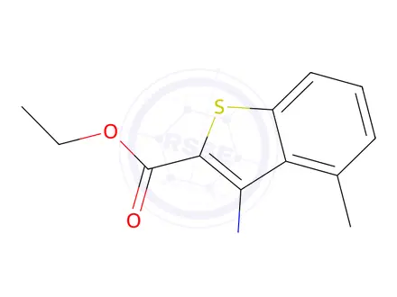 Chemical structure of 3-Amino-4-methyl-benzo[b]thiophene-2-carboxylic Acid Ethyl Ester