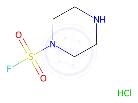 Chemical structure of piperazine-1-sulfonyl fluoride hydrochloride
