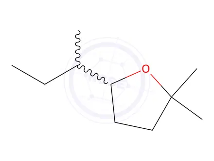 Chemical structure of 2,2-Dimethyl-5-(1-methylpropyl)tetrahydrofuran