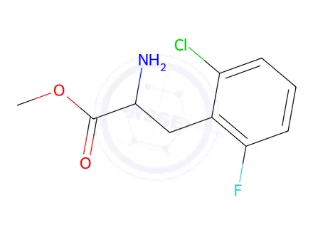 Chemical structure of Methyl 2-amino-3-(2-chloro-6-fluorophenyl)propanoate