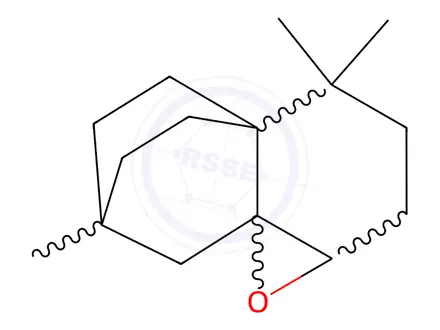 Chemical structure of octahydro-4,4,7-trimethyl-4a,7-ethano-4aH-naphth[1,8a-b]oxirene