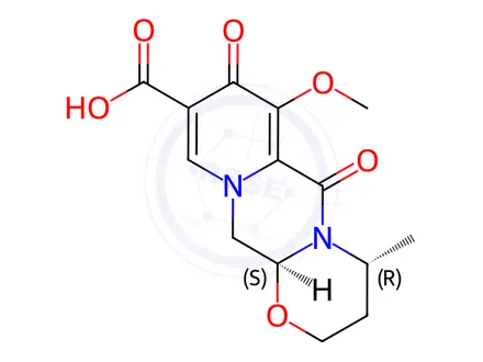 Chemical structure of Dolutegravir Impurity 123