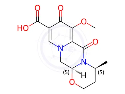 Chemical structure of Dolutegravir Impurity 1