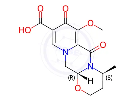 Chemical structure of Dolutegravir Impurity 125