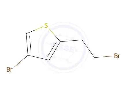 Chemical structure of 4-Bromo-2-(2-bromoethyl)thiophene