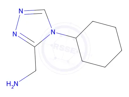 Chemical structure of (4-Cyclohexyl-4H-1,2,4-triazol-3-yl)methanamine
