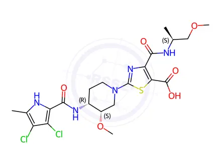 Chemical structure of AZD-5099