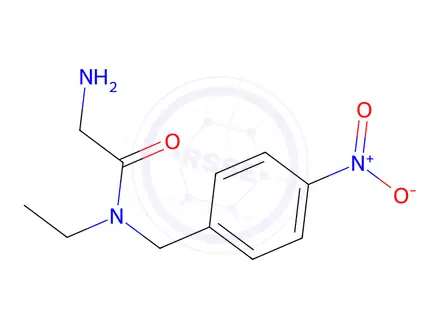 Chemical structure of 2-Amino-N-ethyl-N-(4-nitrobenzyl)acetamide