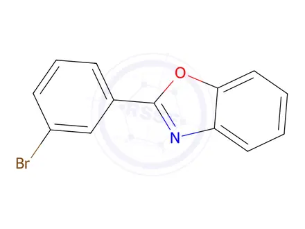 Chemical structure of 2-(3-Bromophenyl)-1,3-benzoxazole