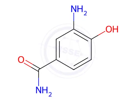 Chemical structure of 3-Amino-4-hydroxybenzamide