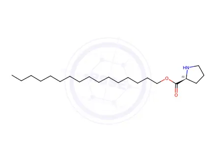 Chemical structure of Hexadecyl L-prolinate