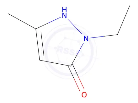 Chemical structure of 2-Ethyl-5-methyl-1H-pyrazol-3(2H)-one