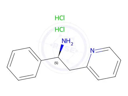 Chemical structure of Lanicemine dihydrochloride