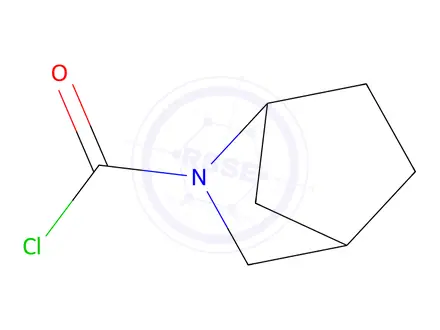 Chemical structure of 2-Azabicyclo[2.2.1]heptane-2-carbonyl chloride