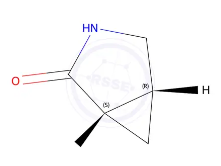 Chemical structure of 3-Azabicyclo[3.1.0]hexan-2-one, (1S,5R)-