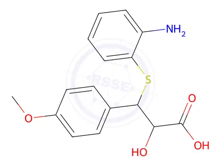 Chemical structure of Diltiazem Hydrochloride Impurity 26