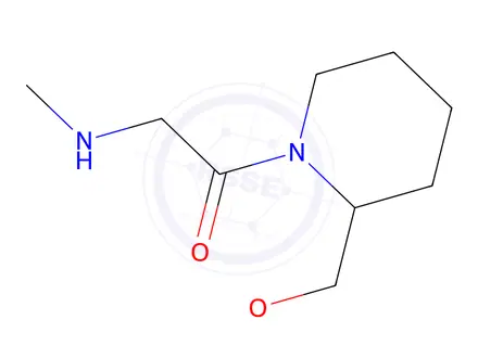 Chemical structure of 1-(2-(methoxymethyl)piperidin-1-yl)-2-(methylamino)ethan-1-one