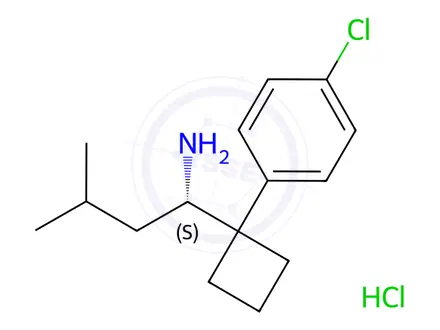 Chemical structure of Didesmethyl (aS)-Sibutramine Hydrochloride