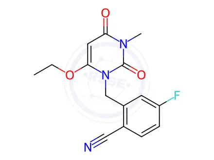 Chemical structure of Trelagliptin Impurity 172