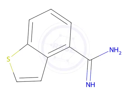 Chemical structure of Benzo[b]thiophene-4-carboximidamide