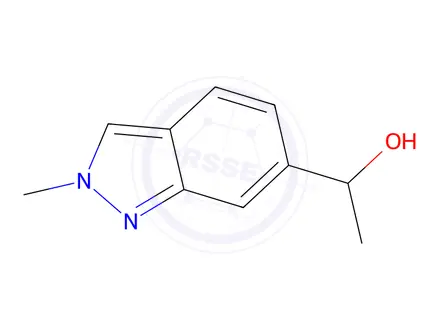Chemical structure of 1-(2-Methyl-2H-indazol-6-yl)ethanol
