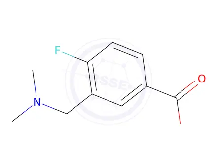 Chemical structure of 3-[(dimethylamino)methyl]-4-fluorobenzoic acid