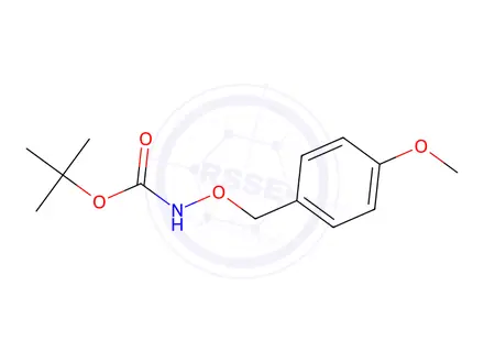 Chemical structure of Carbamic acid, [(4-methoxyphenyl)methoxy]-, 1,1-dimethylethyl ester