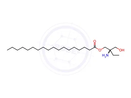 Chemical structure of 2-amino-2-(hydroxymethyl)butyl stearate
