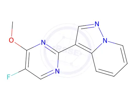 Chemical structure of 3-(5-Fluoro-4-methoxypyrimidin-2-yl)pyrazolo[1,5-a]pyridine