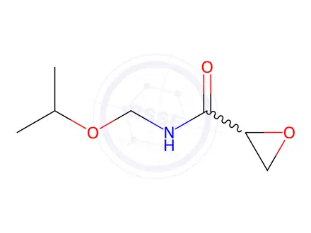 Chemical structure of Glycidamide, N-(isopropoxymethyl)-(8CI)