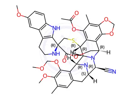 Chemical structure of Lurbinectedin Impurity 30