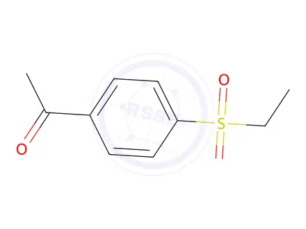 Chemical structure of 1-[4-(ethanesulfonyl)phenyl]ethan-1-one